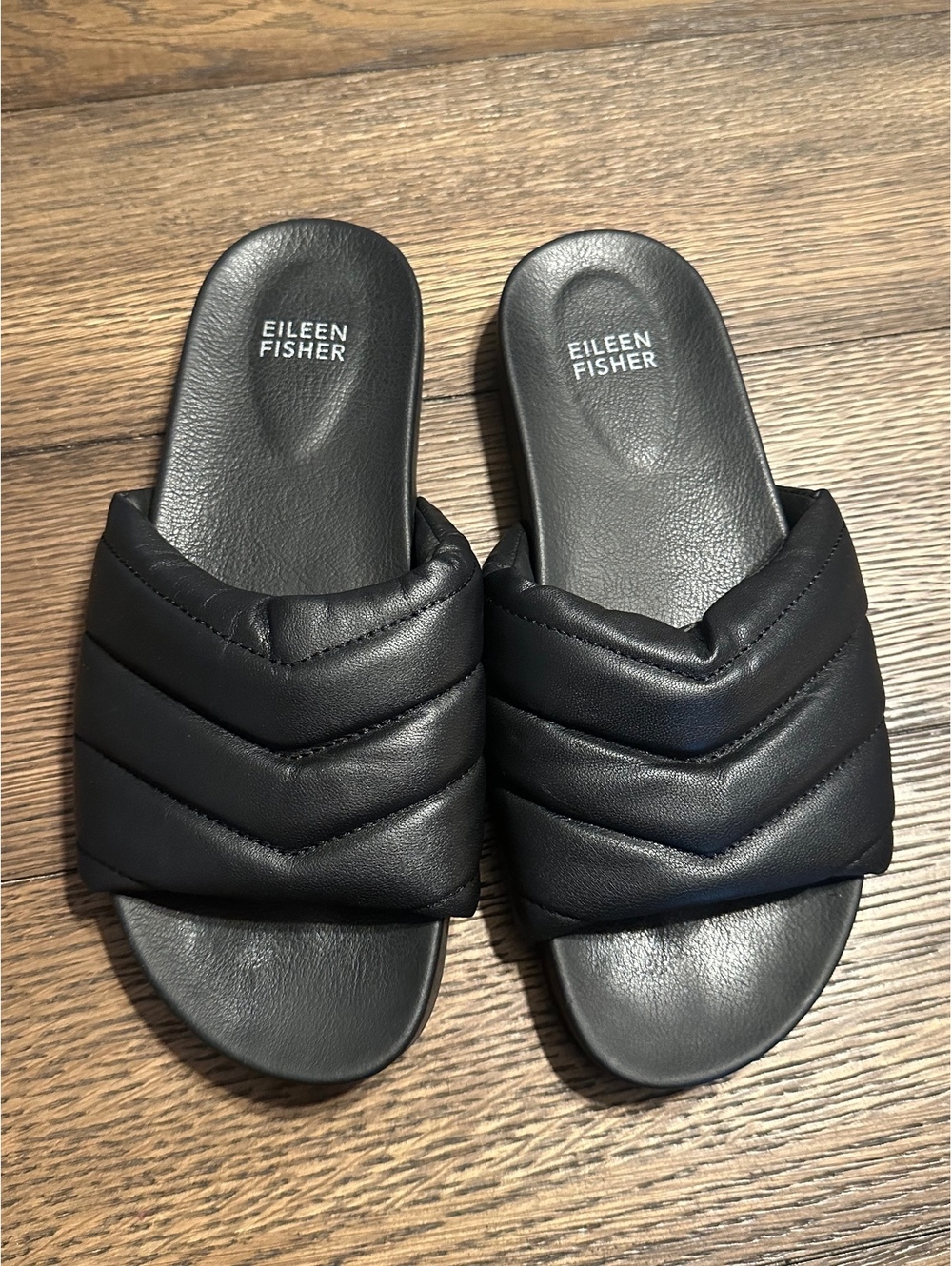 Eileen Fisher Haze Nappa Slides